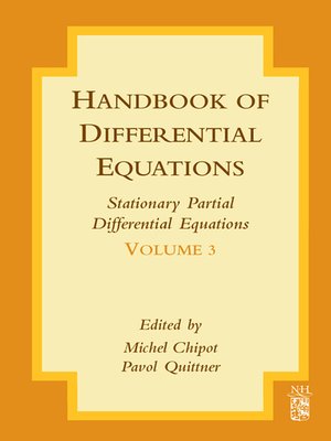 cover image of Handbook of Differential Equations: Stationary Partial Differential Equations, Volume 3